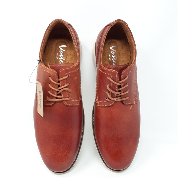 VOSTEY Men's Casual Leather Oxford - Picture 7 of 14